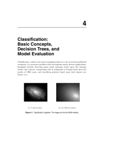 CH4- Classification - Basic Concepts, Decision Trees, and Model Evaluation
