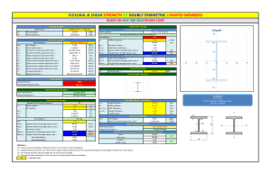 Doubbly Symetric I-Shaped Moment & Shear Strength (AISC 360-2010) V.1.0