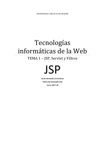 TEMA 1 - JSP Servlet y Filtros (JSP)
