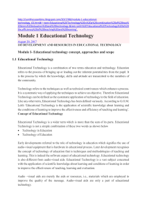 Notes on Educational technology