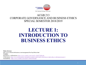 T1 Introduction to business ethics