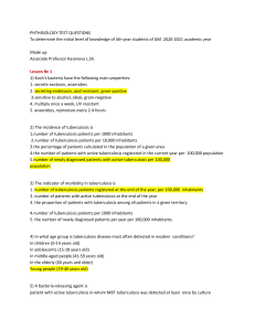 PHTHISIOLOGY TEST 1 -WPS Office