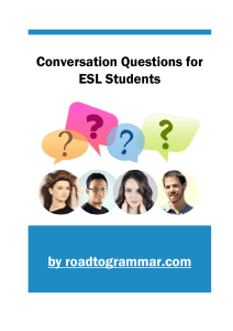 R2G Conversation Questions