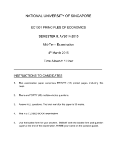 EC1301 - Mid-Term Exam Answers (04032015)