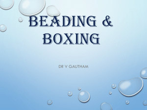 7. beading and boxing
