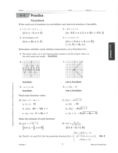 Test Review 1.1-1.4 Solutions
