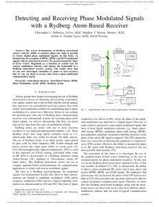 holloway2019  Detecting and Receiving Phase Modulated Signalswith a Rydberg Atom-Based Receiver