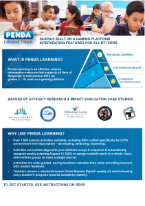 Penda Learning - Getting Started Teacher Flyer, 08.01.2020