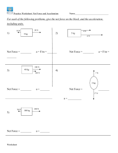 net force and acceleration worksheet-4