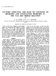 Factors affecting rate of coupling