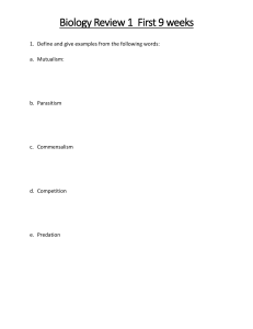 Biology Review 1  