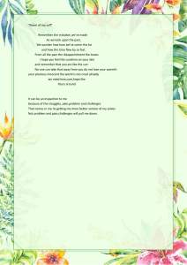 art - poem Rosemarie Acosta 1G BSHM