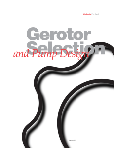Gerotor Selection  Pump Design v1.1