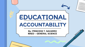 educational accountability by PRINCESS