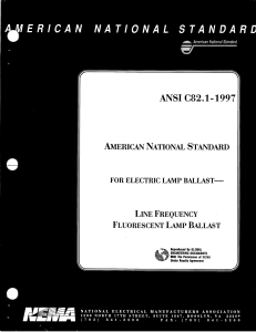 ANSI C82.1-1997