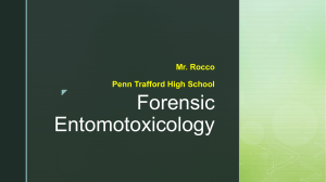 Forensic Entomotoxicology