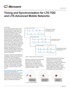 WP TimingSyncLTE-TDD LTE-A