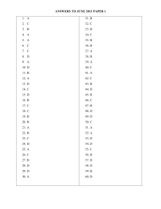 20 13June P 1- Answer sheet