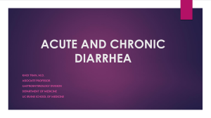 2015 Acute and Chronic Diarrhea