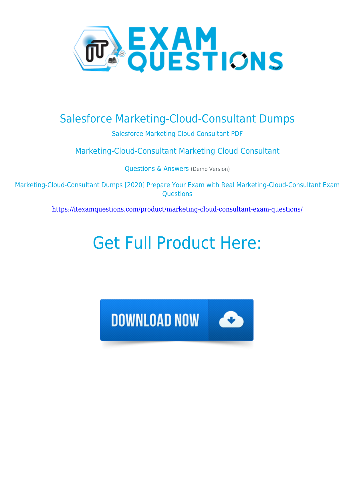 Salesforce Marketing-Cloud-Consultant Exam Dumps [2020 Sns-Brigh10