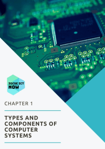 IGCSE ICT - Chapter 1