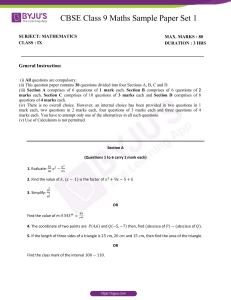 CBSE-Sample-Paper-Class-9-Maths-Set-1