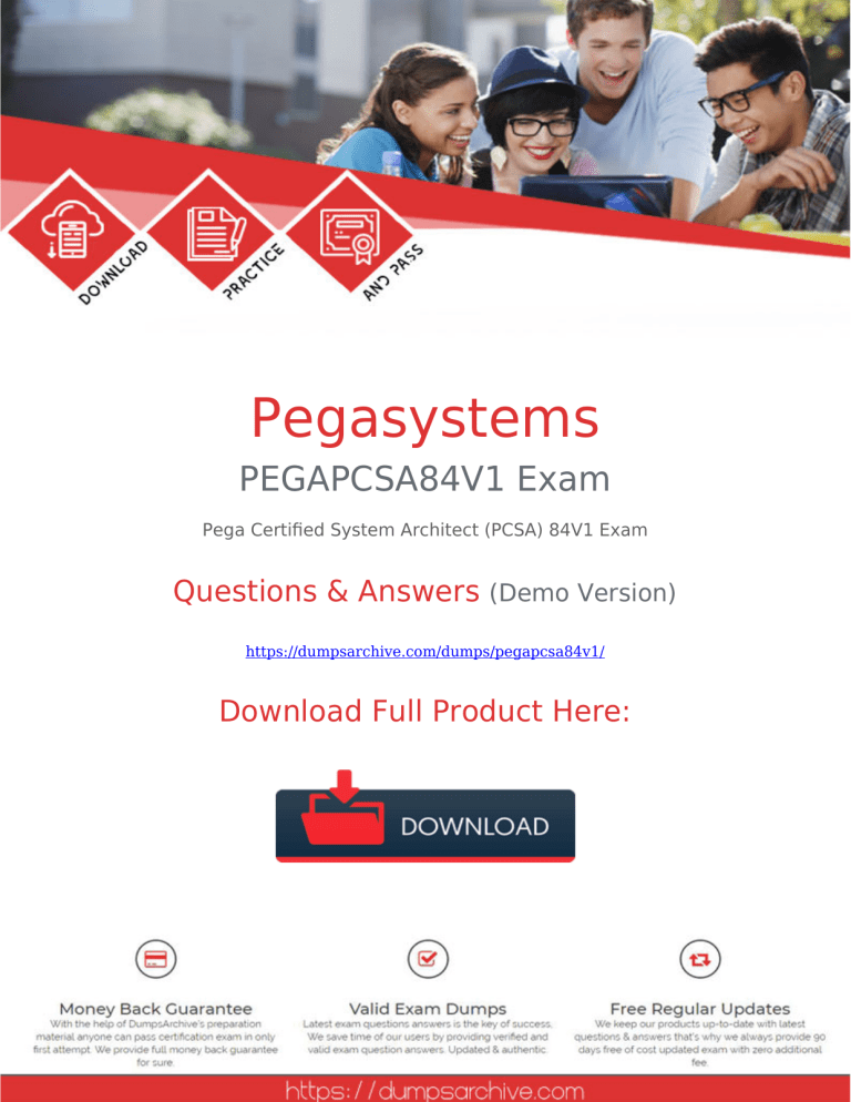 PEGAPCSSA86V1 Reliable Exam Pass4sure