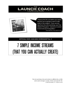 7 Simple Income Streams That You Can Create