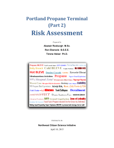 NWCSI Portland Propane Terminal - Part 2 - Risk Assessment, Apr 10, 2015