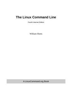 the linux command line