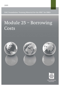 Borrowing cost