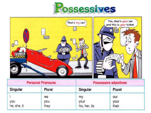 1- possessive adjectives (2 files merged)