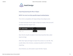 SaaS UI Kit Documentation - SaaS Design