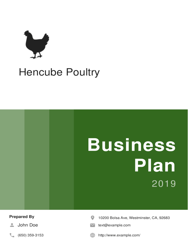 hencube poultry business plan
