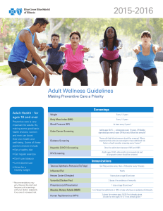 adult members wellness guidelines