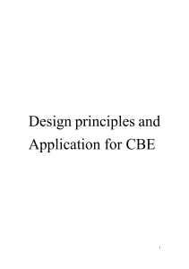 Design Principles & CBE Application in Construction