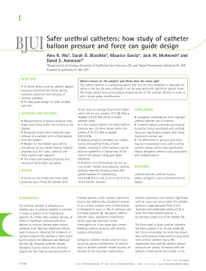 Safer urethral catheters