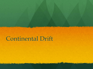 continental drift presentation