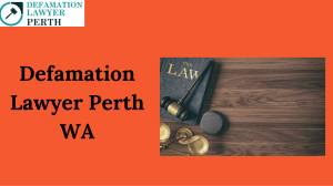 Defamation Lawyer Perth WA 