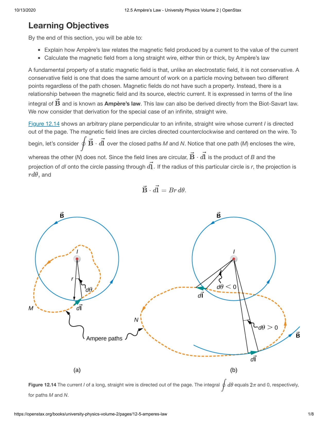 12.5 Ampère’s Law - University Physics Volume 2 OpenStax