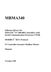 MBMA340