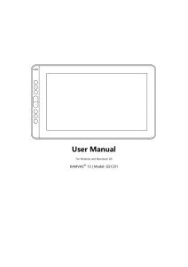 User Manual Kamvas 13 GS1331