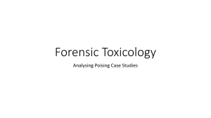 Forensic Toxicology Case Studies