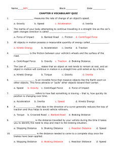 Chapter 6 Vocabulary Quiz Key