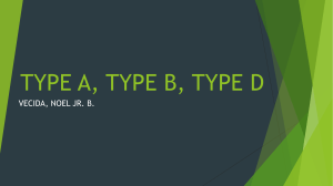 VECIDA - TYPE A, TYPE B, TYPE D