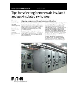 AIS vs GIS Switchgear Selection Guide