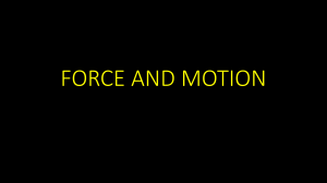 01 Force and Motion (1)