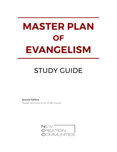 Master Plan Coleman Study Guide