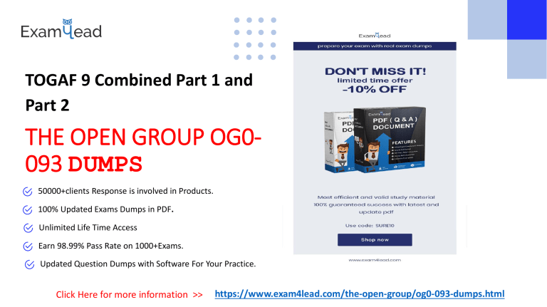 OPEN GROUP OG0-093 Exam Dumps - Exam4lead