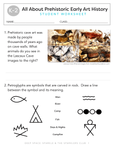 K-2 Prehistoric Early Art History Student Worksheet